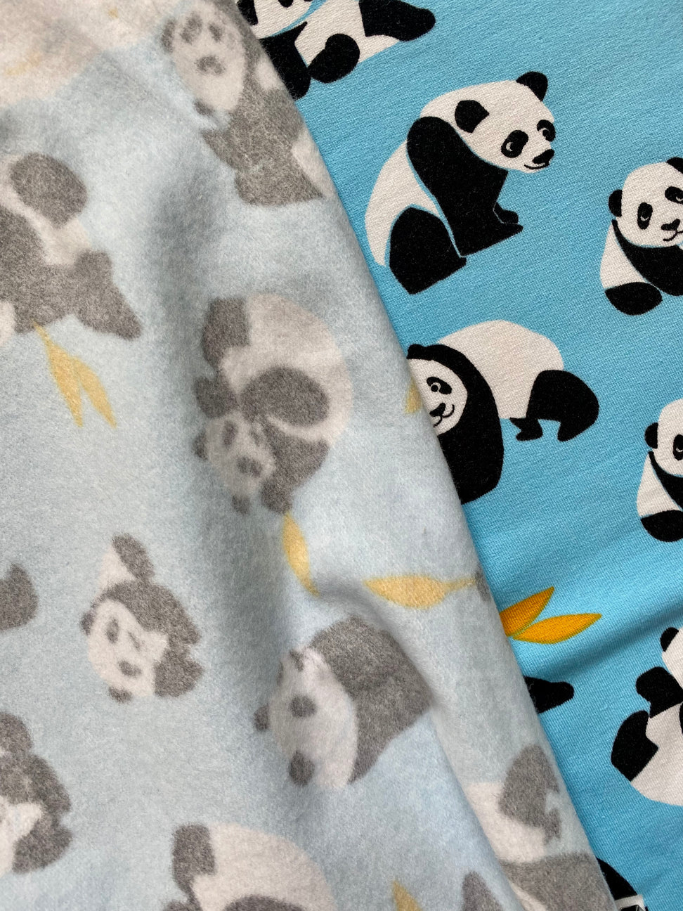 Tissu jersey sweat panda